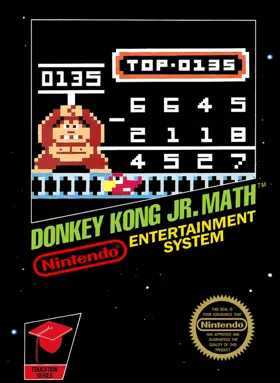 Donkey Kong Jr. Math (USA, Europe) box cover front